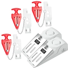 KERUI Wireless Door Stop Alarm 120dB With Door Lock Home Security Kit Anti-Theft