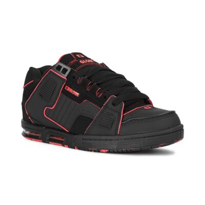 Globe Sabre Skateschuhe - Schwarz/Rot/Mosaik