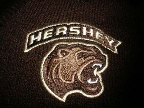 Edwards Men's Brown V Neck Sweater Vest size M Hershey Emblem (C2) - Picture 4 of 5