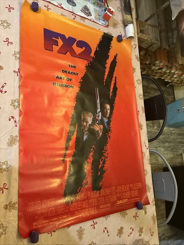 F/X2 1991 ORIGINAL 27X40 MOVIE POSTER BRYAN BROWN BRIAN DENNEHY ACTION