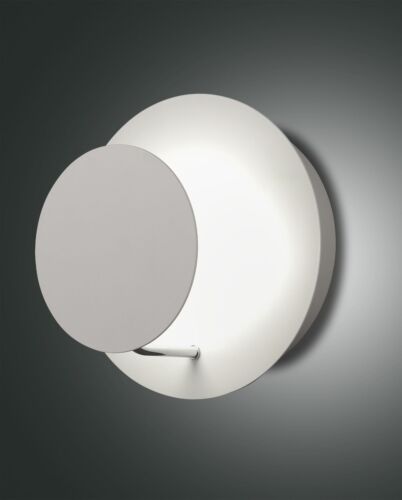 FABAS LUCE LED Lampa ścienna Fullmoon 3247-22-102 biała pośrednio ściemnialna - Zdjęcie 1 z 2