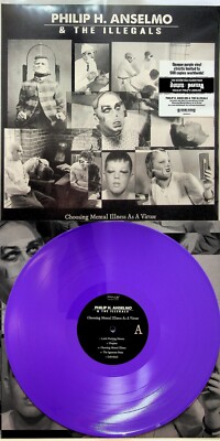 PHILIP H ANSELMO Choosing Mental Illness As A Virtue LP NEW Purple Vinyl PANTERA
