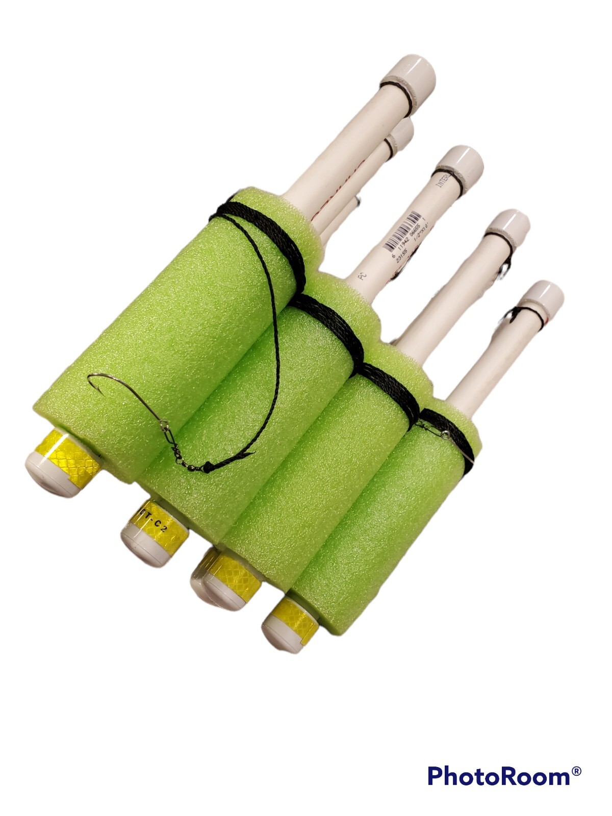 Cajun Catfish Jugline fishing Noodle Jugs GREEN, weighted lot of 10 HI