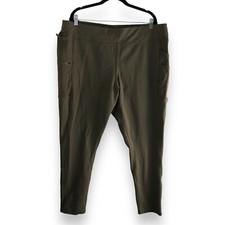 Carhartt Womens Size XXL 20 Force Fitted Utility Leggings Green Plus Size Comfy