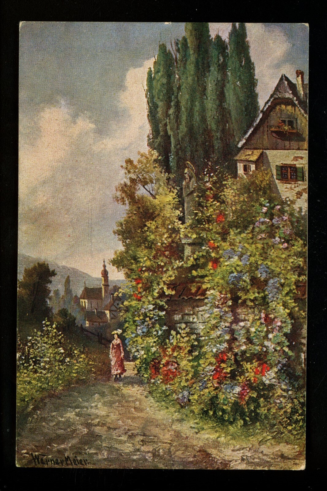 Postal History Germany 98 WWI Red Cross Seal Post Card 1916 Berlin postal-history-germany-98-wwi-red-cross-seal-post-card-1916-berlin