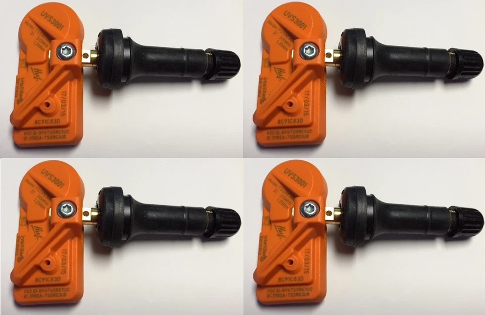 Conjunto 4 sensores de pressão de ar pneu HUF TPMS para Chevrolet Camaro 2010 - 2015 - Imagem 2 de 4