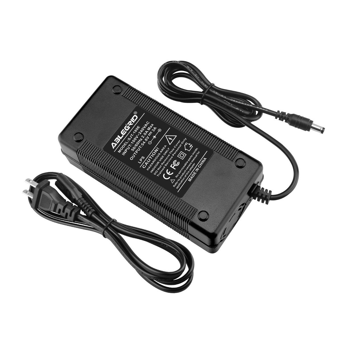 54.6V 3A Adapter Charger For GOTRAX GX1 GX2 Electric Scooter