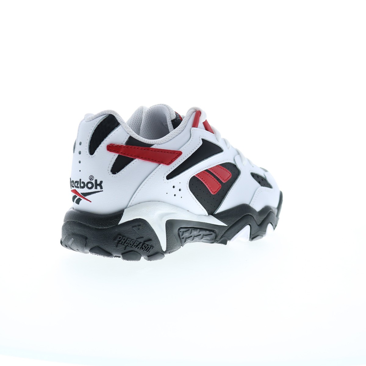 Reebok Preseason 94 Low Mens White Leather Lace Up Sneakers