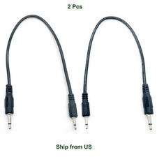 2x 2.5mm Male to 3.5mm Male Mono TS 12V Trigger IR Infrared Sensor Audio Cable