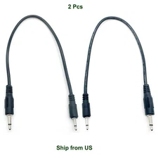 2x 2.5mm Male to 3.5mm Male Mono TS 12V Trigger IR Infrared Sensor Audio Cable