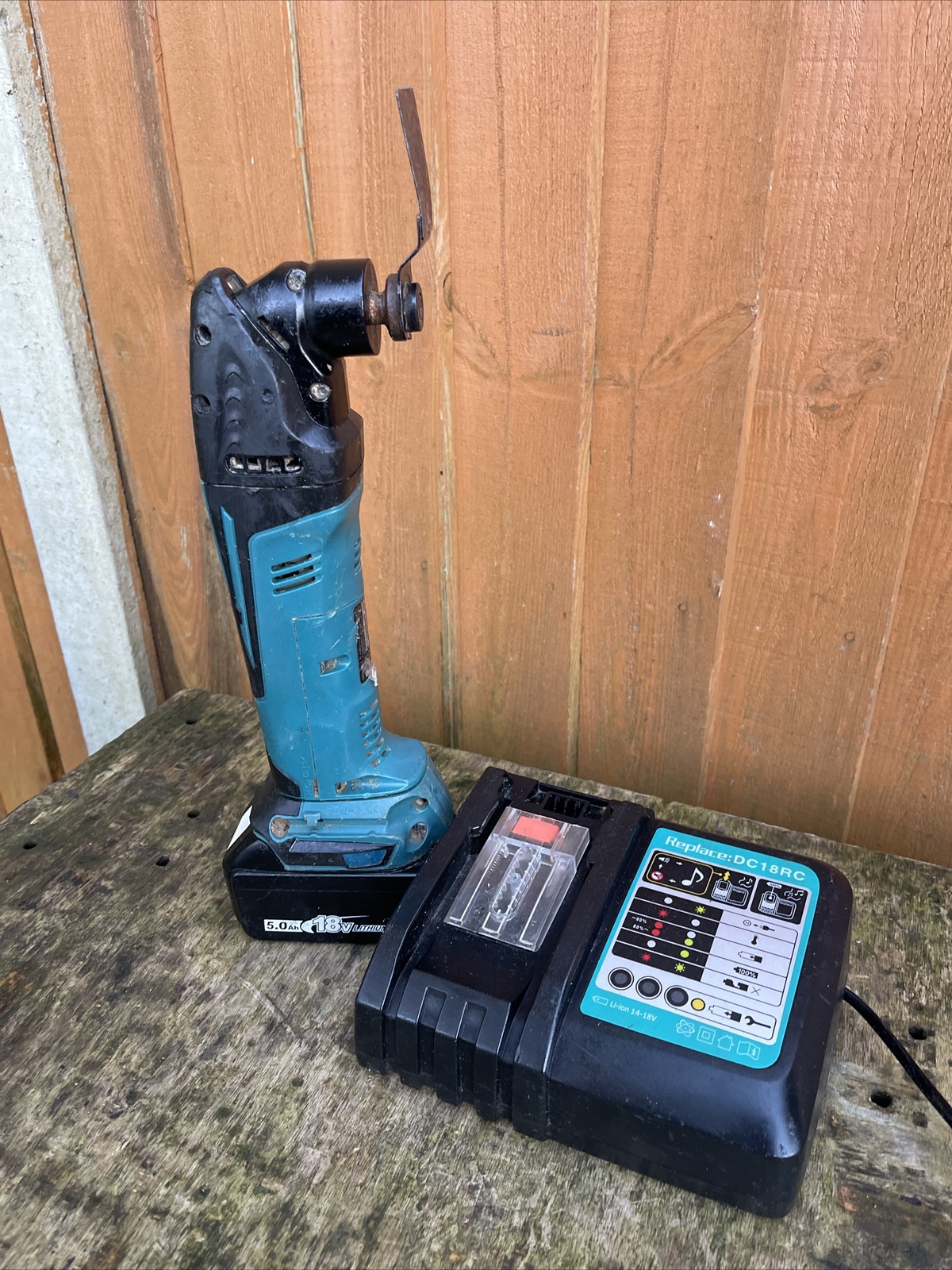 Makita DTM50 Cordless 18V Multi Tool 2021 Model + Battery + Charger eBay