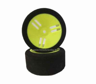 Coppia di Ruote Posteriori Complete Gomme Cerchi per modello Blitz On-Road 1/10 VRX