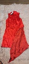 NWT Helmut Lang Draped Silk Dress Size 10  520
