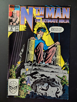 The Nth Man: The Ultimate Ninja #6, Marvel Comics, 1989.