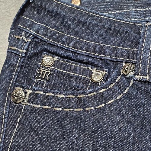 Miss Me Jeans Damen 27 Blau Denim Low Rise Straight (27x33) - Bild 11 von 16