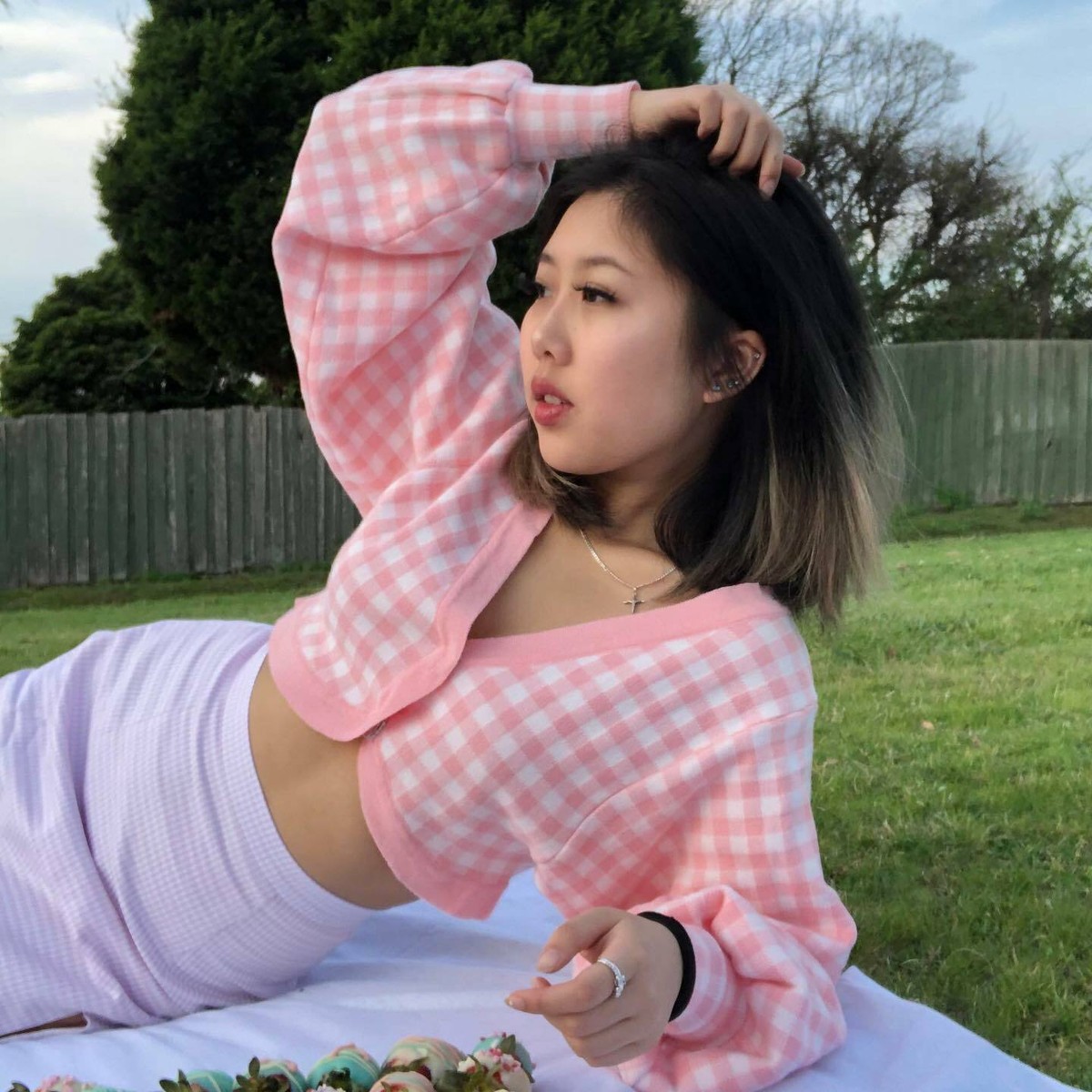 princess polly rosalie cropped cardigan S/M sweater crop kawaii