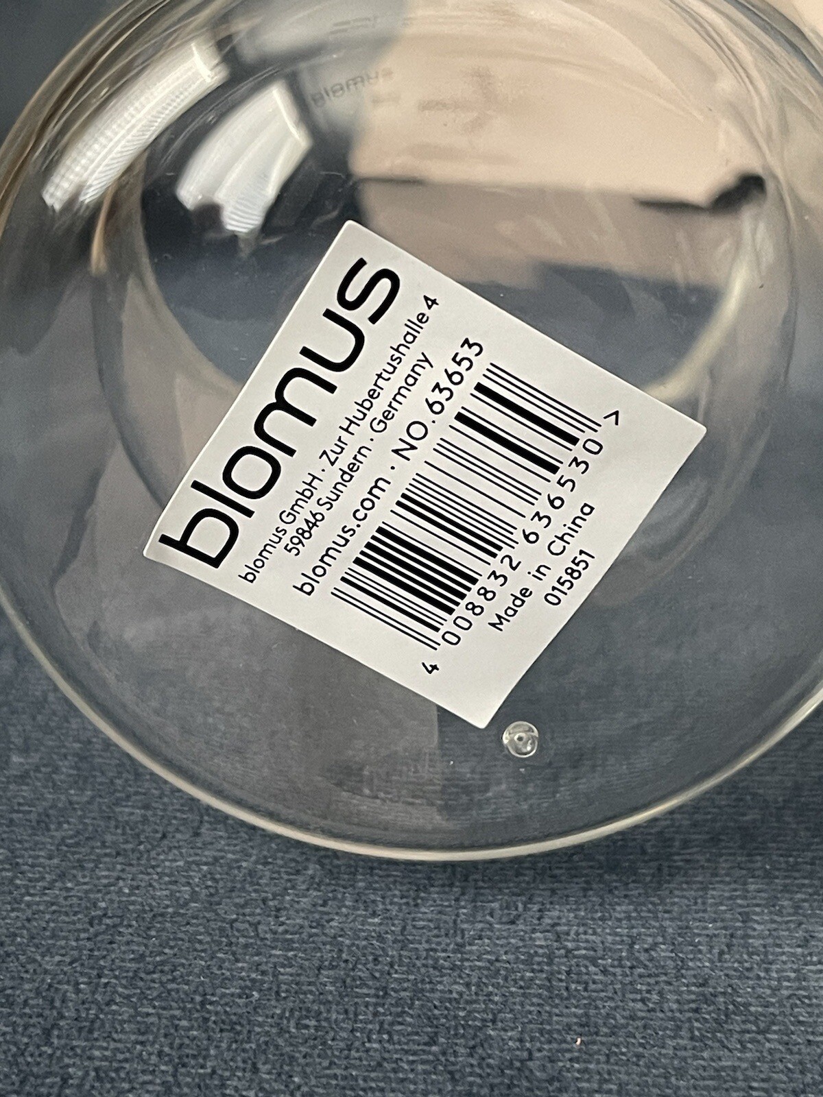 Blomus Insulated Coffee Glasses Tea Glass Nero Model #63653 2pc Set Dbl Wall NEW