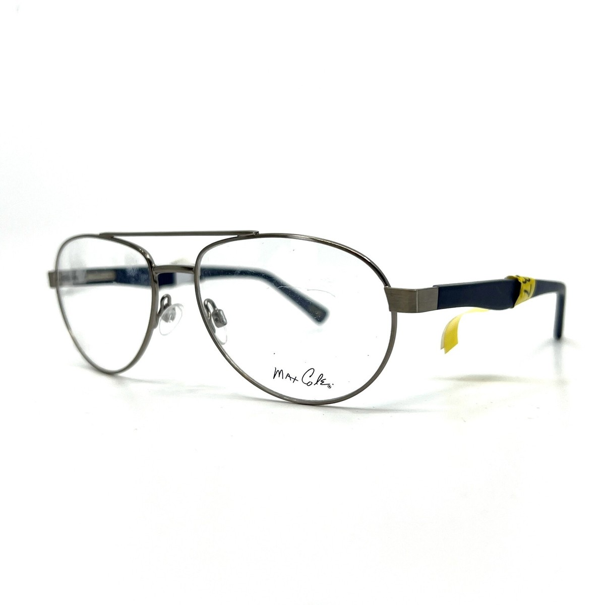 Max Cole MC 1502 COL 70 Eyeglasses Frames Gray Blue Aviator  display picture 1