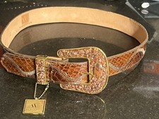 Wimberly Belt & Buckle Python Size 30 