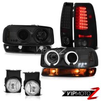 03 04 05 06 Gmc Sierra Crystal Clear Fog Lights Tail Black Signal Lamp Headlamps on sale 03 04 05 06 Gmc Sierra Crystal Clear Fog Lights Tail Black Signal Lamp Headlamps on sale