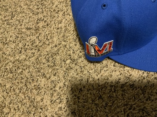 Los Angeles Rams 59Fifty New Era Super Bowl LVI Hat Blue Men’s Size: 7 5/8 - Picture 4 of 5