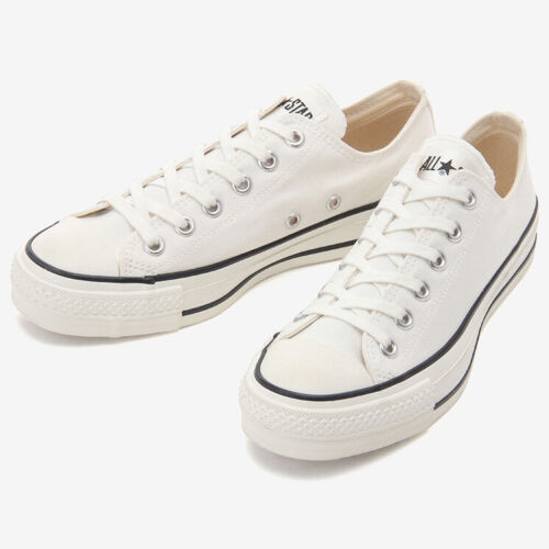 Converse Canvas All Star J OX white MADE IN JAPAN Limited CHUCK TAYLOR Very Rare - Afbeelding 1 van 10