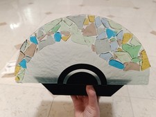 Applique da parete in stile mosaico in vetro di Murano vintage made in Italy