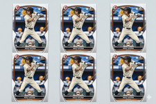 2023 1st Bowman Maui Ahuna 6 Card Rookie Lot #BD-163 Giants RC