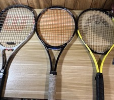 Lot Of 3 Tennis Racquets Prince C850, Wilson Power Bridge, Head Tour Pro