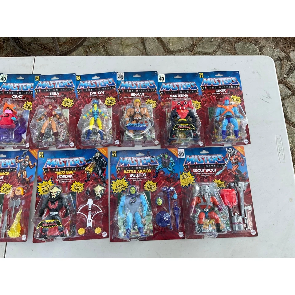 Masters of the Universe Mattel Origins Action Figures Lot of 18 - Image 4 of 4