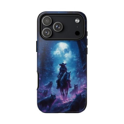 Phone Ink - iPhone/Galaxy/Pixel Case - Mystical Cowgirl Wolves