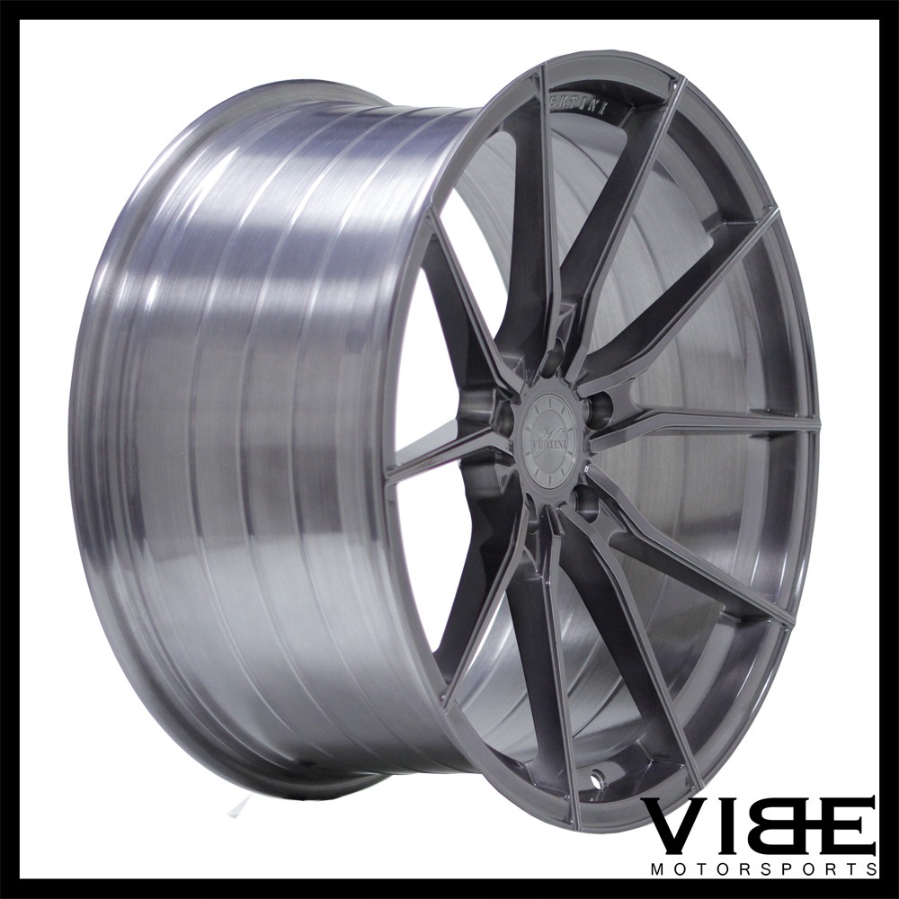 20" VERTINI RF1.2 TITANIUM CONCAVE WHEELS RIMS FITS MASERATI QUATTROPORTE