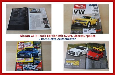 Nissan GT-R Track Edition mit 570PS Literaturpaket - 2 komplette Zeitschriften