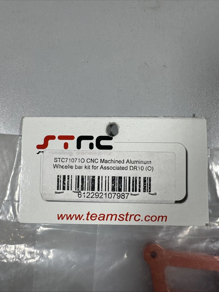 SPTSTC71071O Orange DR10 Aluminum Wheelie Bar Kit - Image 3 of 3