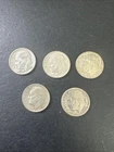 Lot of 5 Roosevelt Dimes - 90% Silver Lot
