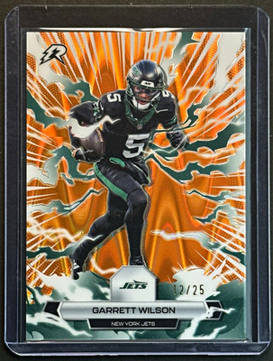 Topps Composite Rookies Orange Refractor Garrett Wilson Jets #77 12/25