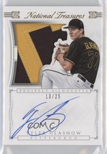 2015 National Treasures Prospect Silhouette Gold 13/25 Tyler Glasnow Auto 0v09