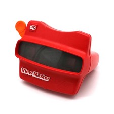 Viewmaster Viewer Red Model L Orange Lever View-Master Toy Made in USA