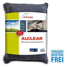 ALCLEAR 950014 Mikrofaser Scheiben Schwamm, blau/grau, Autopflege