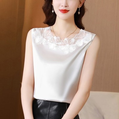 Einfarbige Damen Camisole Weste für professionelle Bürokleidung Frühling Sommer