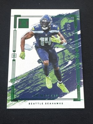 2024 Panini Impeccable DK Metcalf #64 Green Emerald 4/5 Seattle Seahawks SSP