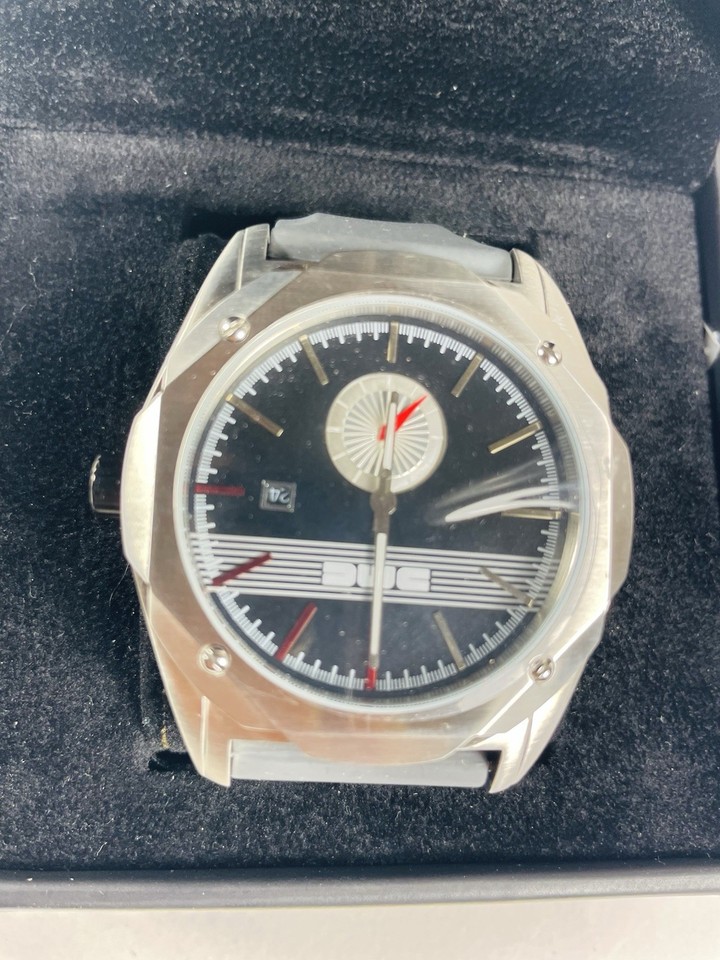 Official DMC DeLorean Live The Dream Advance Quartz Watch Grey Strap ...