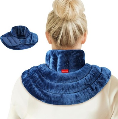 Comfytemp gewichtetes Wärmekissen Nacken Körnerkissen, 1,1kg Mikrowelle