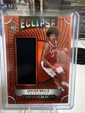 2024-25 Panini Obsidian Eclipse Jaylen Wells #EM-WLS Electric Etch Orange /99 RC