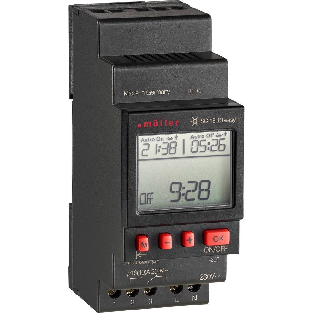 Müller SC 18.13 easy programmateur modulaire haute précision pour tableau 230V