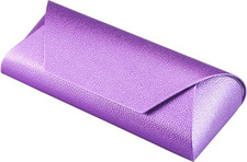 Eyeglass Case Hard Shell, Portable Sunglass Case, Fashionable PU Leather Eyeglas