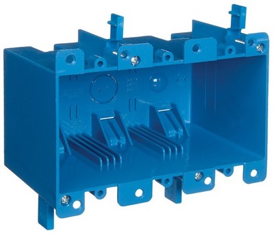 Carlon B355R Switch/Outlet Box, Old Work, 3 Gang, 5.72-Inch Length by 2.79-In...
