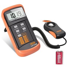 LX1330B Digital Illuminance Light Meter, 0-200,000 Measurement Range Lux Mete...