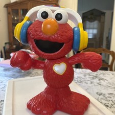 Sesame Street Lets Dance Elmo 12  Tall Sings Dance  15 vintage Elmo videos