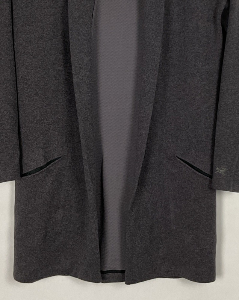 ARC'TERYX Arcteryx donna Laina cardigan aperto davanti spolverino maglione giacca XS grigio us intime ottimeioni
